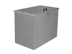 Contenedor de almacenamiento de alimentos para mascotas Metagrande de 64 l para exteriores con 2 compartimentos Monstershop