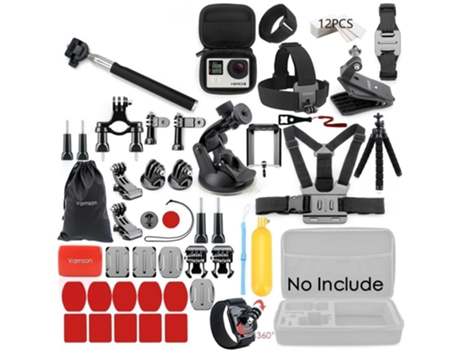 Conjunto de Accesorios SLOWMOOSE Vs77D para Go Pro Hero 8 7 6 5 4