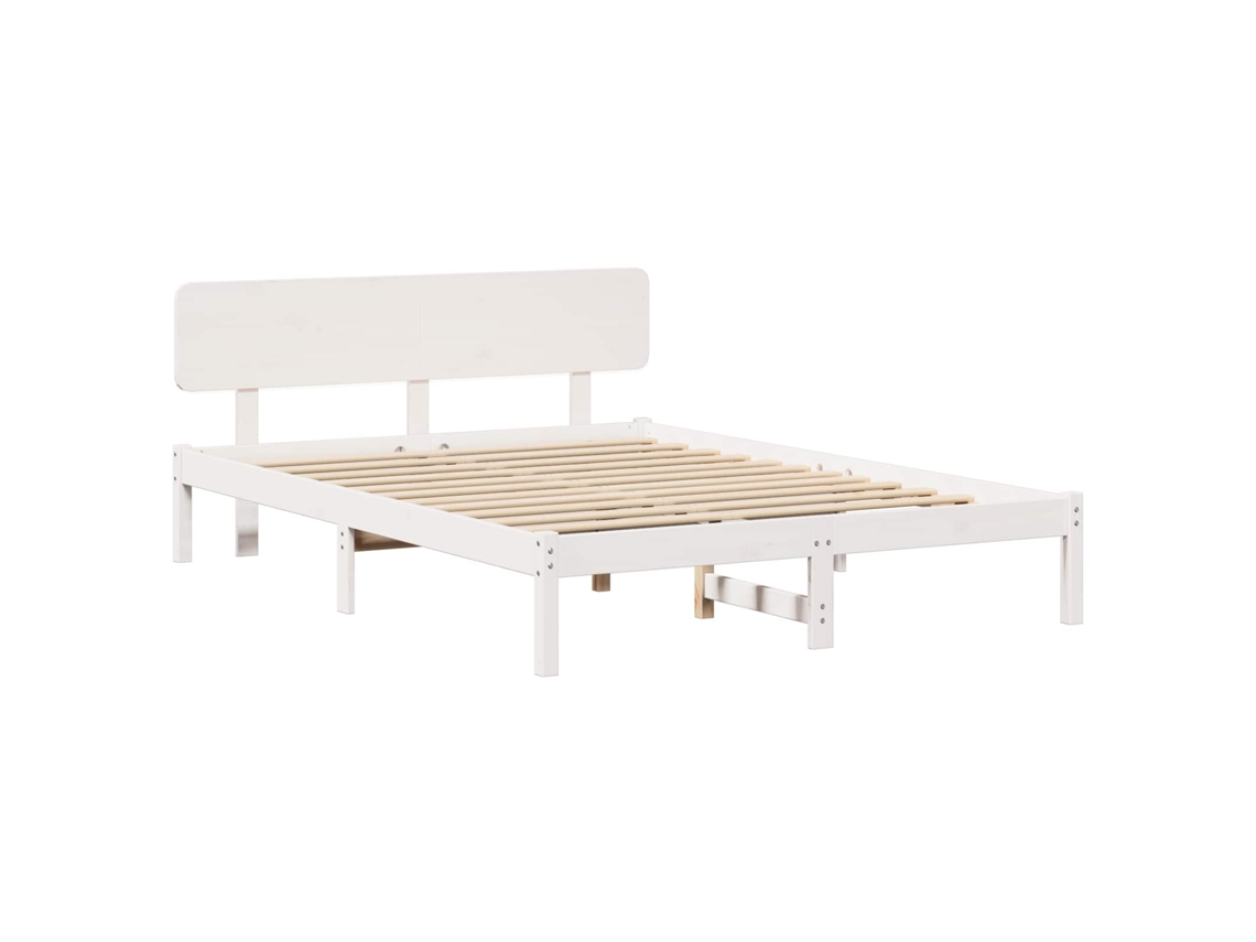 Maison Exclusive - Estructura De Cama 140 X 200 Cm Madera De Pino Macizo