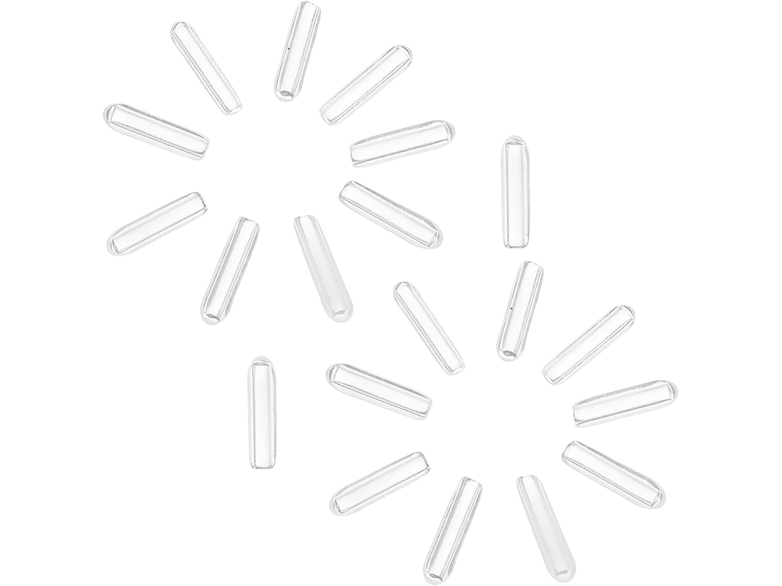 Tapones Transparentes Pvc 20 Extremos Ganchos Protectores Perchas Metálicas Fundas Resistentes Arañazos