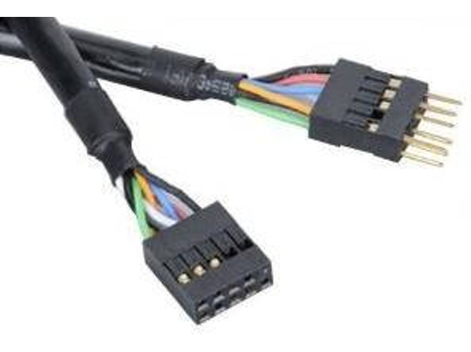 Cable USB AKASA (USB - USB - Negro)