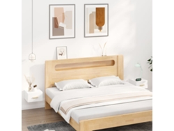 Mesitas de Noche LOVELY HOME Mesinha Montagem na Parede 2 Pcs 35X35X20 Cm Branco