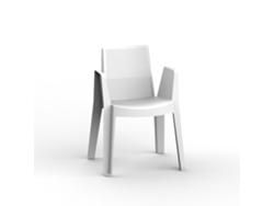 Silla Con Brazos Interior, Exterior Blanco Play Garbar