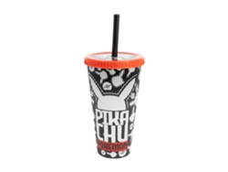 Vaso metálico Pokemon Relieve Meltdown con pajita, 790 ml, 31608