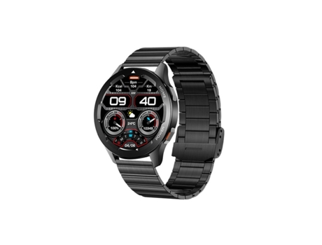 Fw05 Sports Smartwatch Control de Acceso Llamadas Bluetooth Medición de Temperatura Negro VEANXIN
