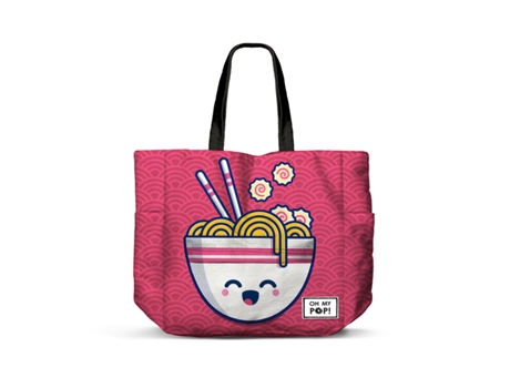 Bolsa de Compras OH MY POP! Oh My Pop Yaki La Compra Shopping Fan Poliéster Unisex (Rosa)