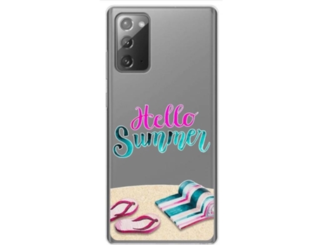 Carcasa Samsung Galaxy Note 20 TUMUNDOSMARTPHONE Dibujos Transparente Multicolor