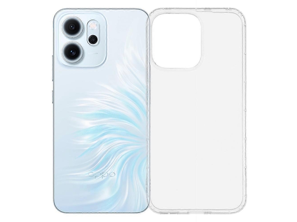 Funda Trasera De Tpu Transparente Compatible Con Oppo Reno 14f 5g Con Protección Para Airbag.