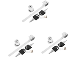 Cerradura 3 Series Puerta Vidrio Corrediza Aleación Zinc