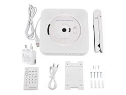 Reproductor De Cd Mp3 Estéreo Portátil Para Montaje En Pared Con Control Remoto Bluetooth