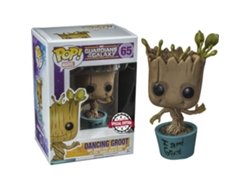 Figura Pop exclusiva de Marvel Guardianes de la Galaxia bailando Soy Groot B.active