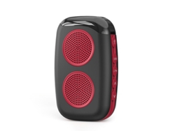Altavoz Bluetooth MDUG con reproductor MP3 y micrófono - Rojo