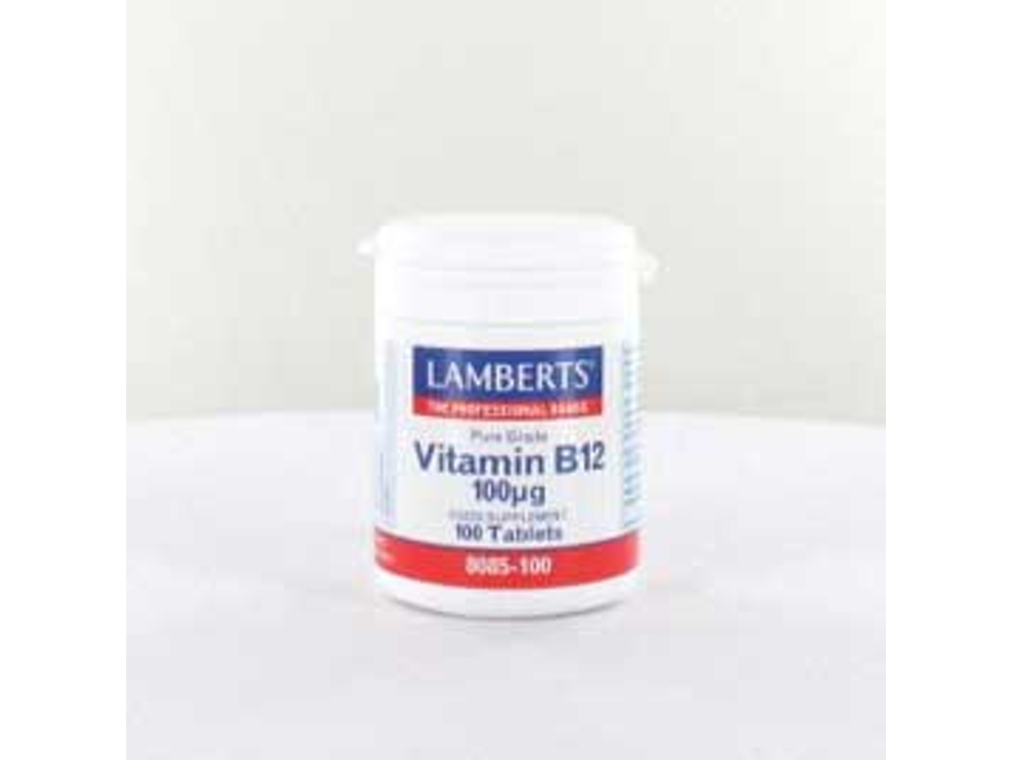 Complemento Alimentar LAMBERTS Vitamina B12 100/Ug 100 Tabs
