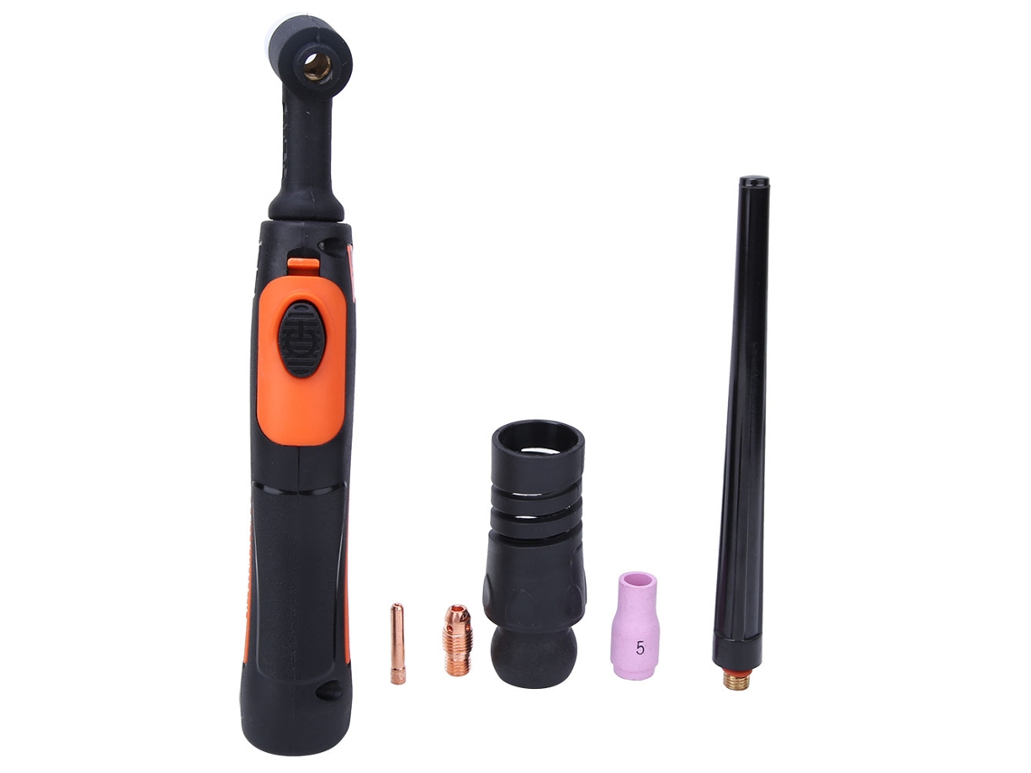 Kit De Consumibles Para Antorcha Tig-9: Cabezal, Cuerpo, Chaleco, Boquilla De Cerámica, Tapa Trasera Larga.