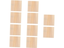 Juego De 10 Marcos De Fotos Cuadrados De Madera Natural Para Pintar, Decorativos Diy Niños Y Niñas,