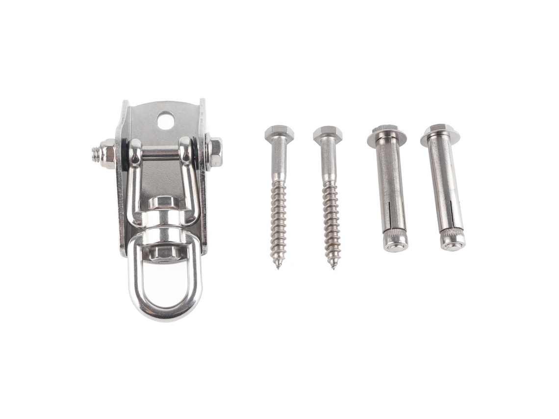 Kit De Suspensión Para Hamaca De Acero Inoxidable 304, Rotación De 360°, Soporta Hasta 250 Kg, Para Columpios De Balcón/parque Infantil.