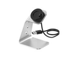Cargador USB para Garmin Instinct Tide, aleación de aluminio plateado.