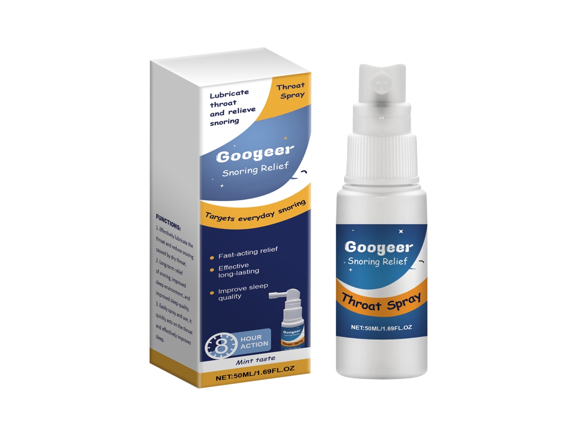 Espray oral antirruido para la garganta.