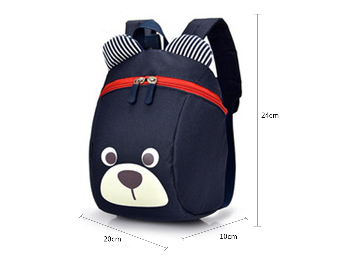 Edad 1-2Y Oso lindo Mochila pequeña para niños pequeños con correa Mochila  para niños Mochila para niño niña, azul oscuro