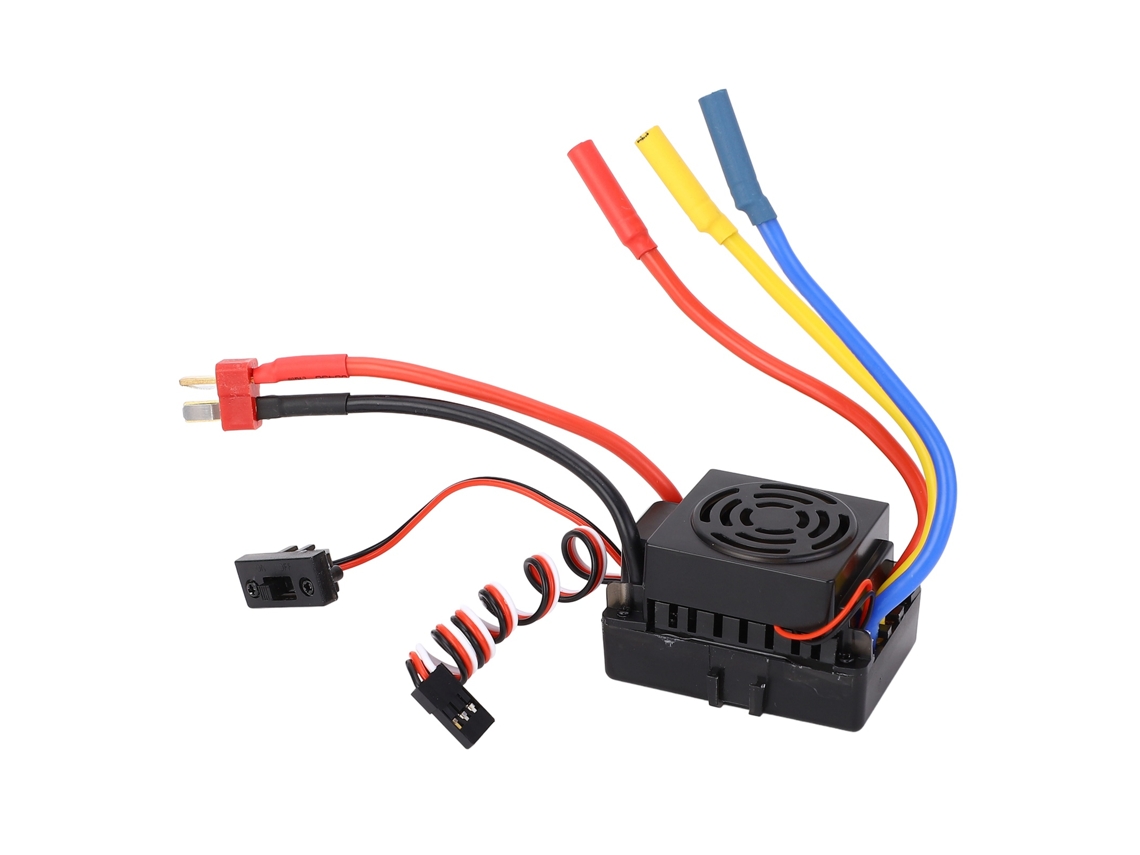 Mali controlador de Velocidade Elétrico Brushless 60a para Carro Rc 1/10 À Prova D'água Sem Indução
