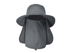 Sombrero Para El Sol Con Protección Uv, Ala Ancha, Solapa Para El Cuello, Protector Facial Multifuncional Para Senderismo, Pesca Y Playa.
