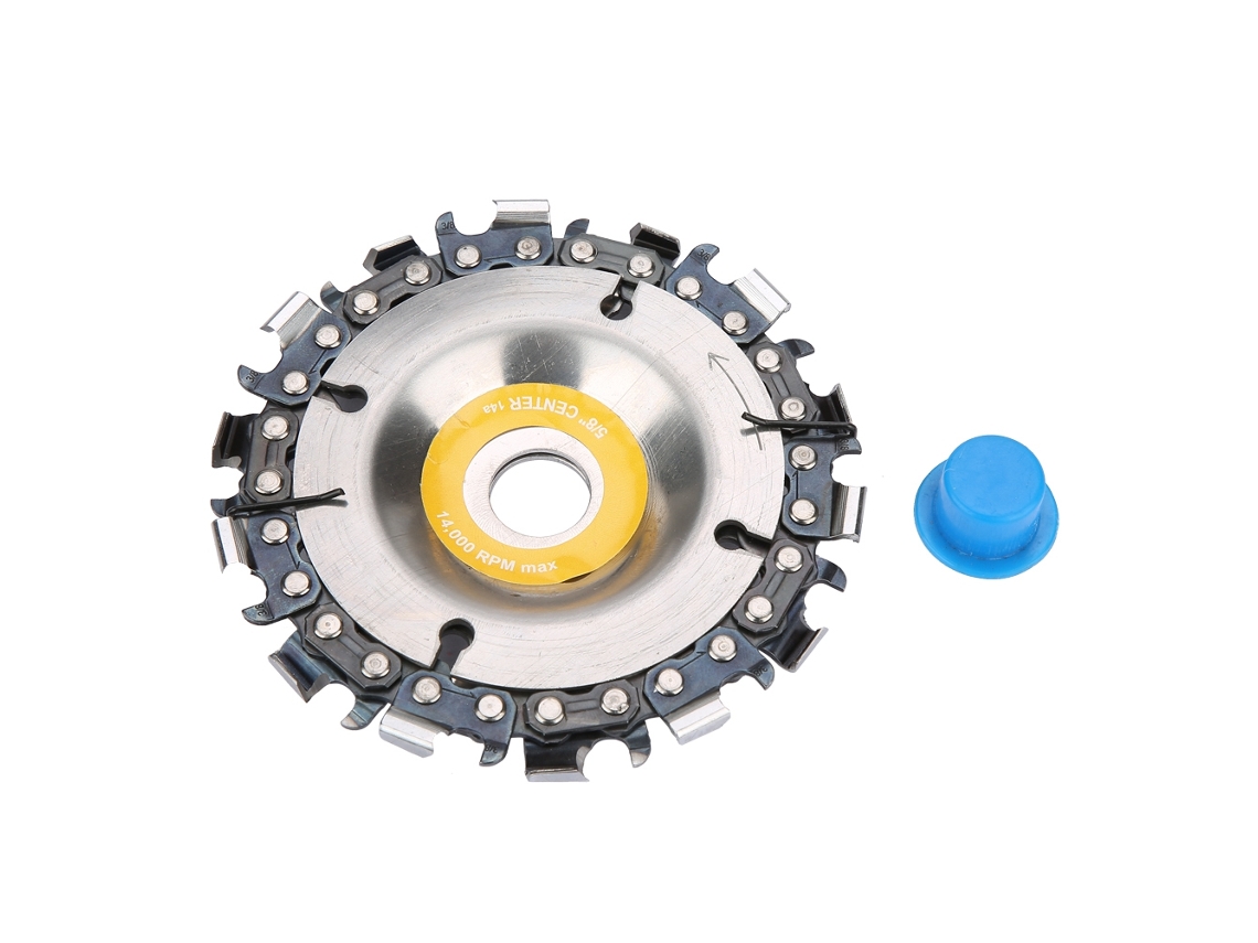 Disco De Cadena De 4" Y 14 Dientes Para Amoladora Angular, Ángulo De 100/115 Mm, Para Cortar Madera.