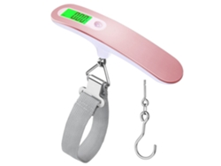 Balanza Para Equipaje, Balanza De Viaje Portátil De 50 Kg Con Gancho (rosa) Czhhmart