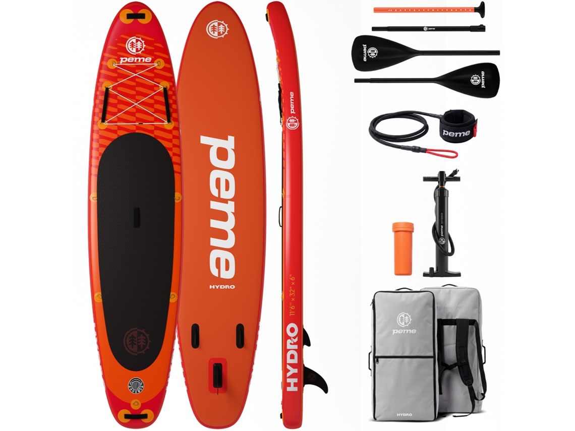 Tabla Paddle Surf Hinchable Peme Hydro Sup 350x81 Sunset Orange