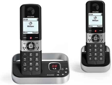 TELEFONE FIXO ALCATEL F890 DUO PRETO