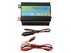 Inversor de corriente de 300 W, 12 V a 220 V, con doble USB, onda modificada, ABS, para camping y viajes.