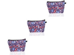 Neceser De Viaje De 3 Piezas Para Mujer, Neceser De Cosméticos Con Diseño De Almacenamiento.