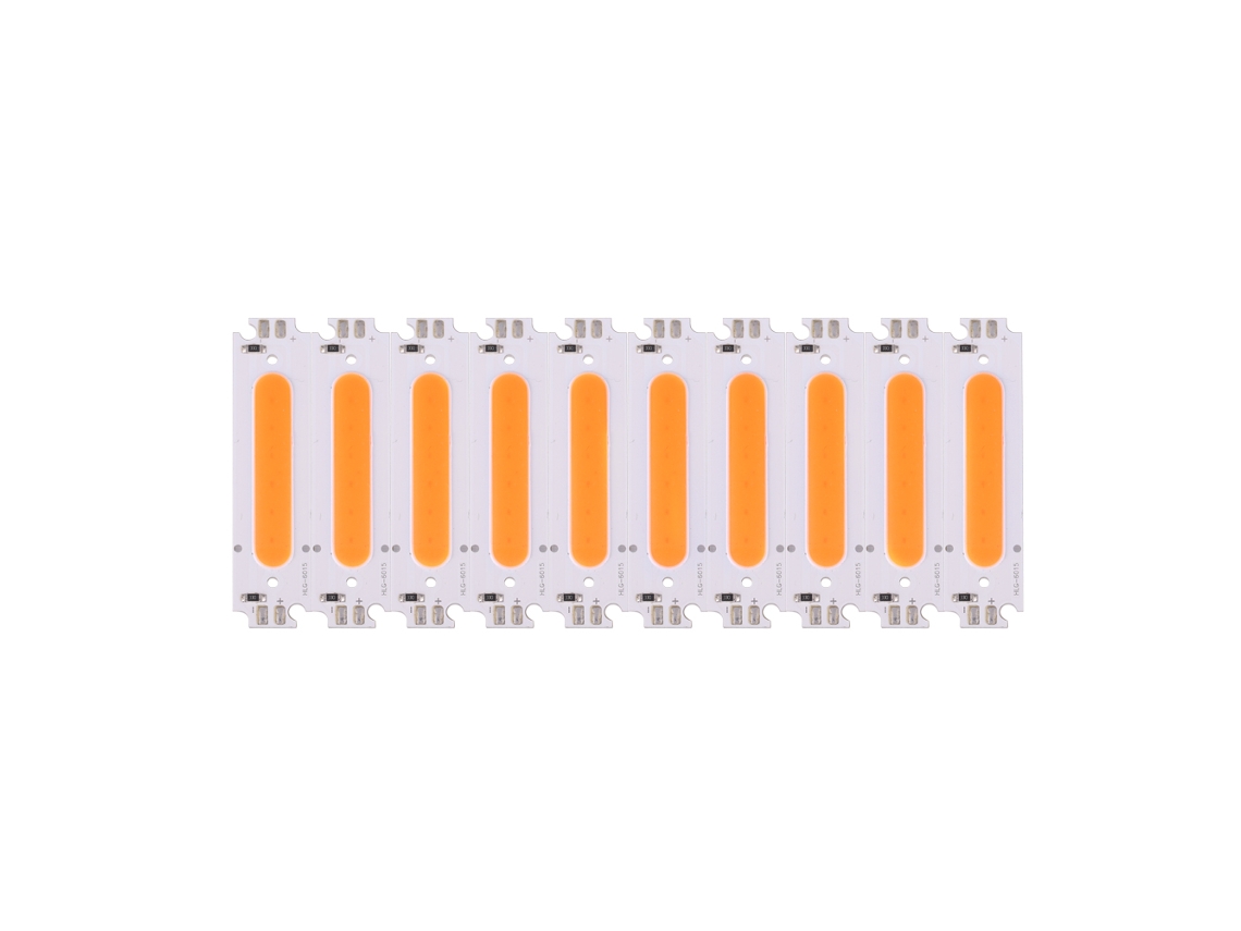 2026 10 piezas de fuente de luz de chip COB 12v 2w rojo para bombillas LED DIY y faros de coche