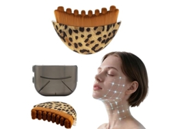 Cepillo Facial Linfático Para El Contorno Facial, Reduce La Hinchazón Y Alivia La Fatiga (estampado De Leopardo). Siurn