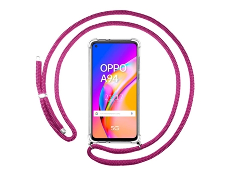 Carcasa Oppo A94 5G TUMUNDOSMARTPHONE Colgante Rosa