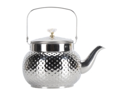 Hervidor De Acero Inoxidable Con Filtro Extraíble De 2 Litros Para Té, Mesa, Hogar, Hotel, Restaurante.