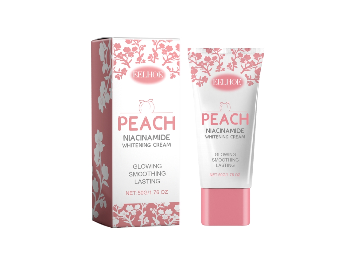 Crema blanqueadora de melocotón con niacinamida