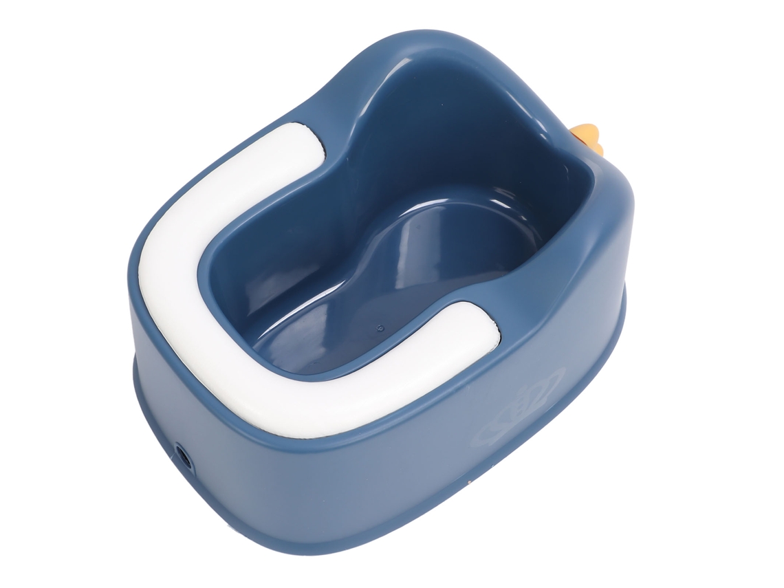 Lavabo Para Bebé Con Cojín Suave, Pvc Ergonómico, Multiusos, Azul.