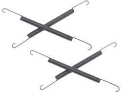 Juego de 4 resortes SFUSHOS para manguera automotriz HSP
