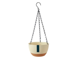 VVJIJILLY Vasos Suspensos Para Uso Interno E Externo, Vasos De Flores Suspensos Com Autoirrigação, Com Orifícios De Drenagem E Bandeja Removível, Design De Vent