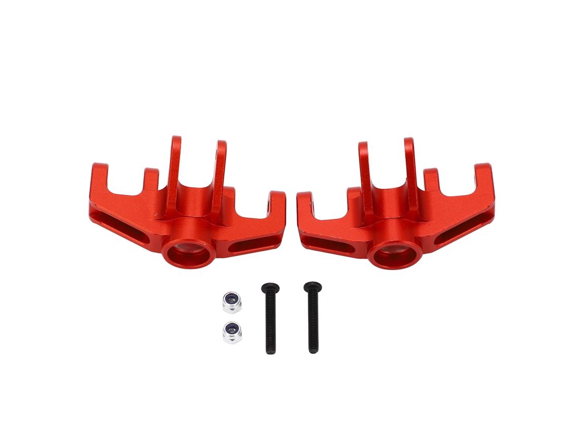 Copa De Dirección Para Coche Rc Losi Baja Rey 1/10 Hammer Rey U4, 2 Piezas, Aluminio, Rojo, Repuesto