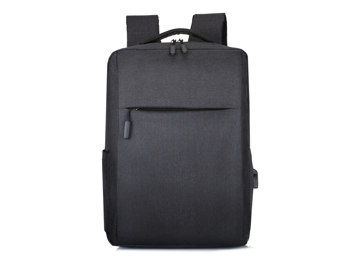 Bolso de hombro para computadora portátil de 41 cm, 28 cm y 12 cm con carga USB, mochila informal de negocios.