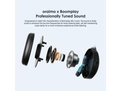 Oraimo Oeb-h89d Boompop Fone De Ouvido Over-ear Sem Fio Bt5.0 Com Cartão Tf E Conexão 3.5mm