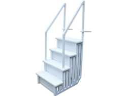 Escalera Simple para Piscina HABITAT Y JARDÍN 87124