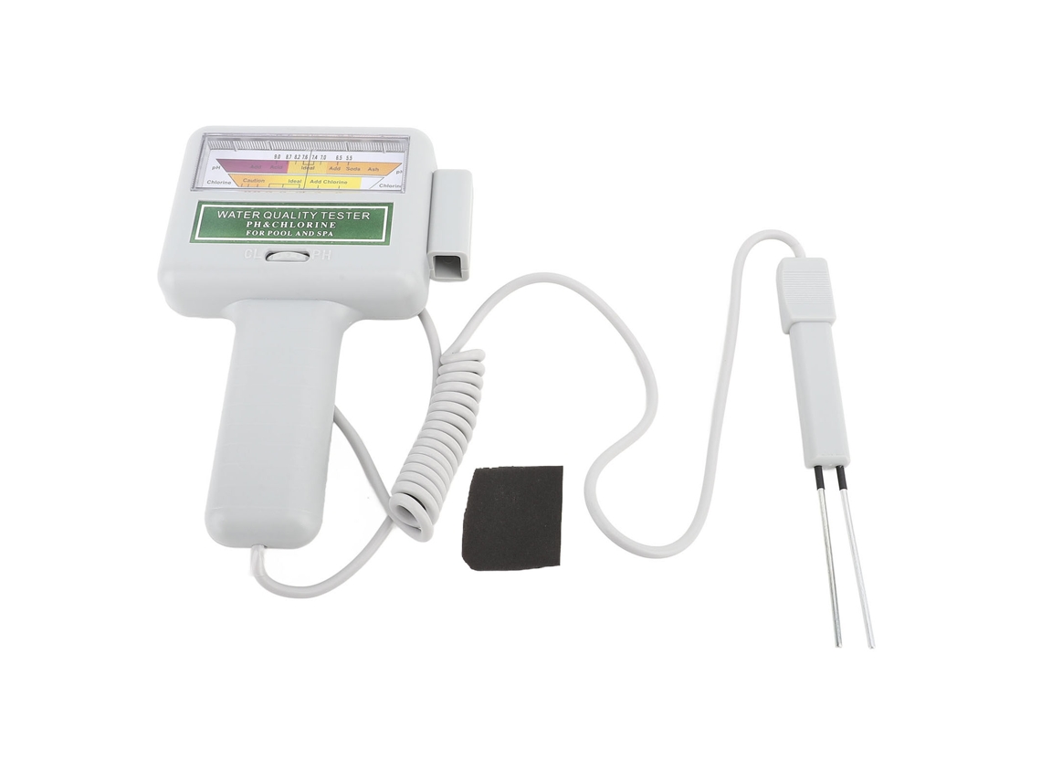 Medidor De Ph Y Cloro Para Piscinas, Spas Y Acuarios Con Pantalla Grande, Digital Y A Pilas.