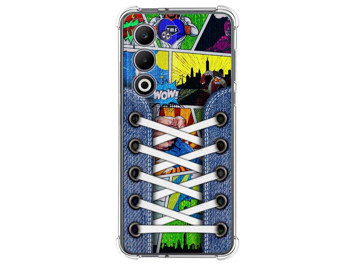 Funda Silicona Antigolpes Para Oppo A5m / A5 4g / 5g Diseño Zapatillas 14 Dibujos
