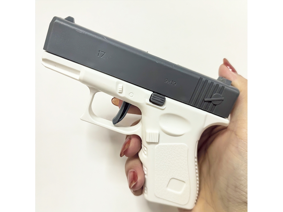 Pistola de agua mecánica MDUG Desert Eagle, de fuego rápido, color gris pequeño