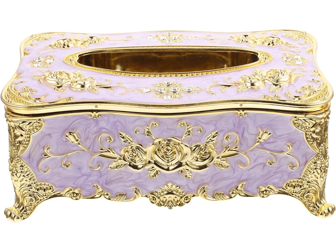 Soporte Rectangular Para Caja De Pañuelos, Tamaño Grande, Plástico, Color