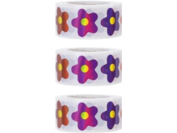Pegatinas De Recompensa Para Estudiantes – 1500 Unidades – Rollos De Pegatinas Florales Holográficas