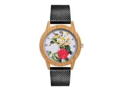 Reloj De Cuarzo Zhoulianfa T81-f Negro Para Mujer, Estilo Negocios, Con Correa De Silicona.