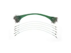 Danu26-100pcs Leaders De Pesca Con Rotula Y Gancho Acero Anti-corrosivo Cable 30cm Para Agua Salada Accesorios De Pesca